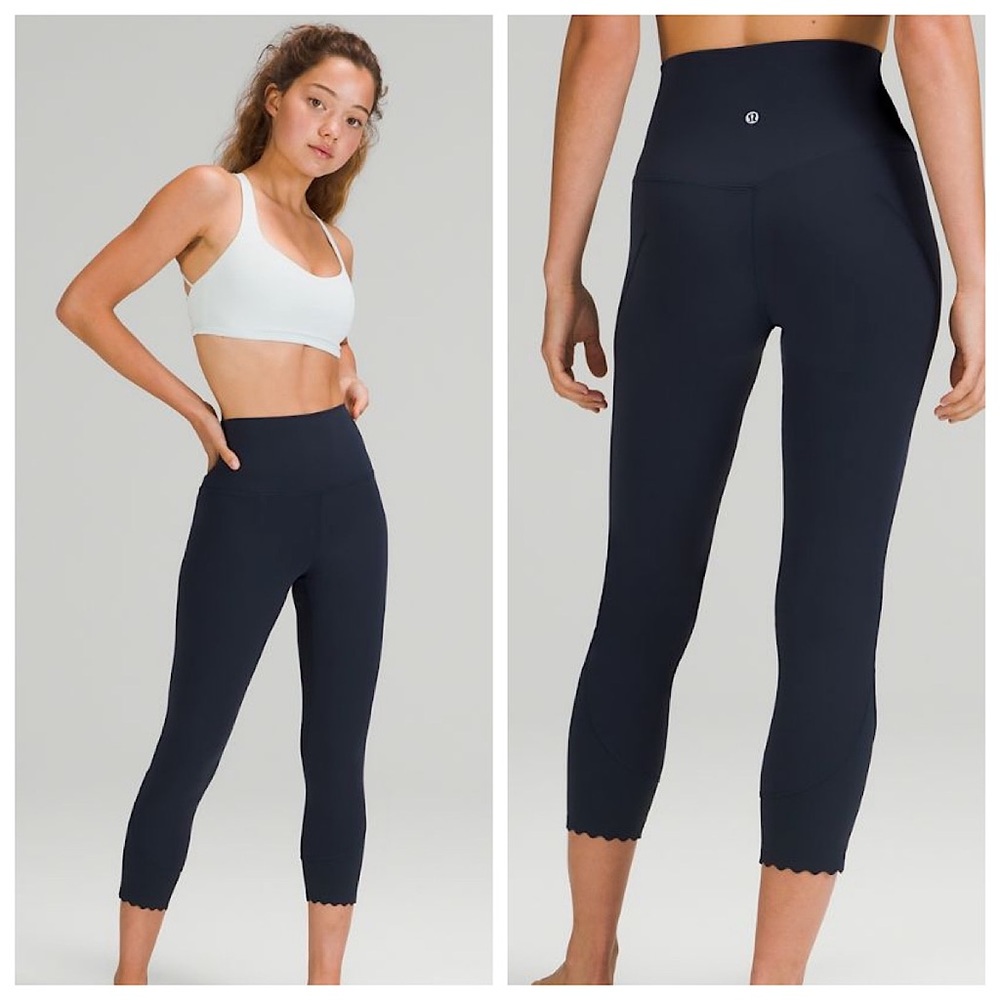 Lululemon Align Scallop Hem 23” True Navy 4
